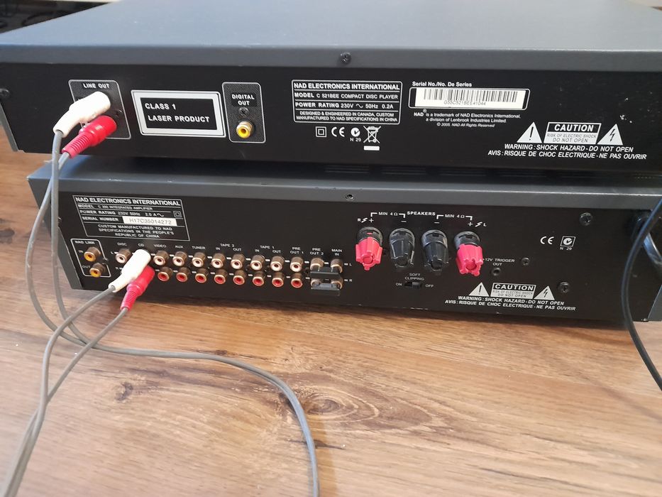 Wzmacniacz NAD C 350  CD NAD C 521 BEE