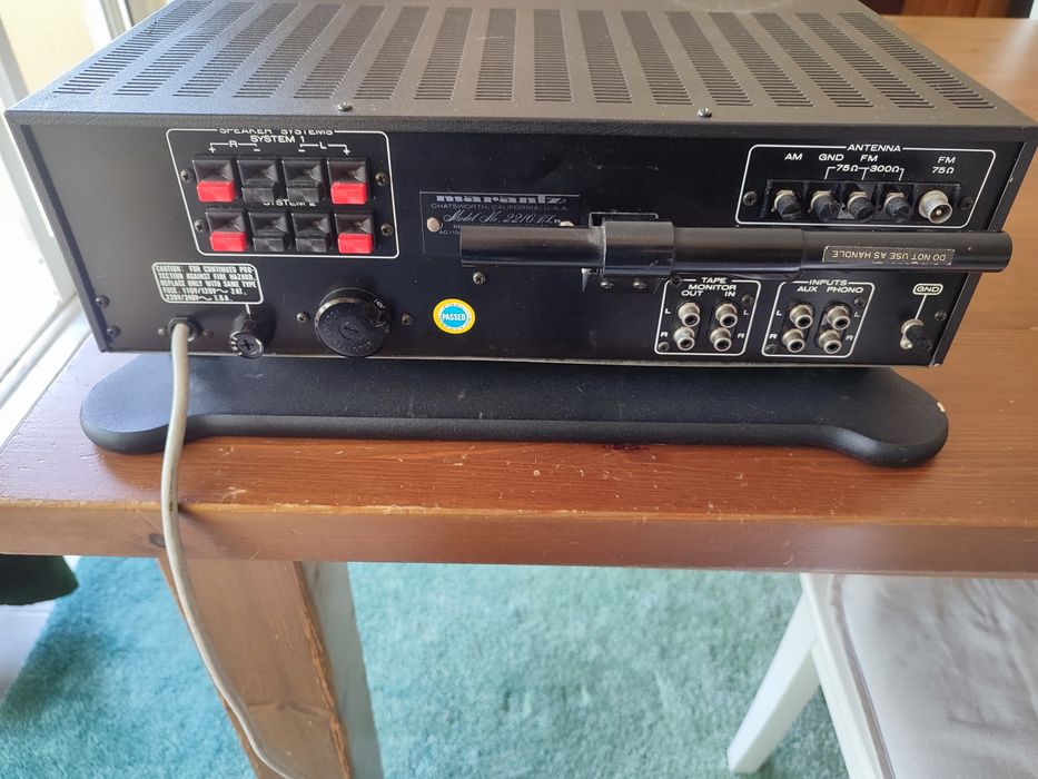 Marantz Model 2216 BL Receiver Hi-Fi Vintage Impecável!