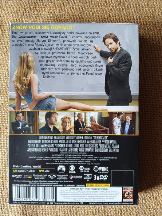 Sprzedam Californication S3 na DVD