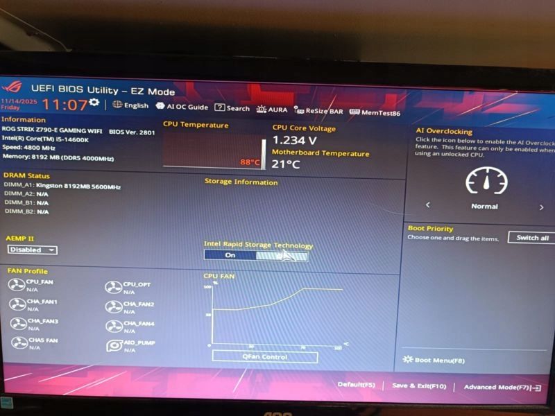 Płyta Główna Asus ROG Strix Z790-E Gaming WiFi LGA1700 DDR5 PCIe 5.0