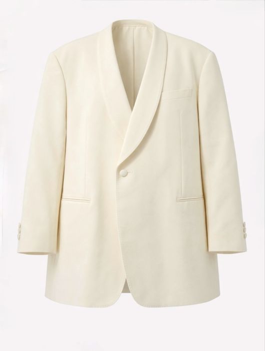 Жакет 100%натуральна шерсть широкі плечі оверсай під BAZHANE молоко