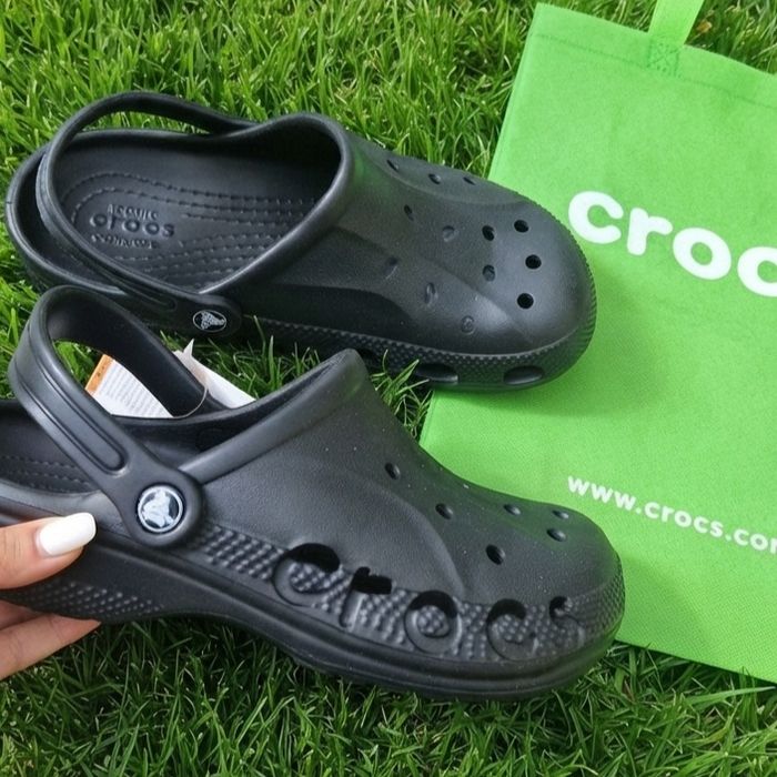 Чоловічі шльпанці, сабо crocs baya чорні
