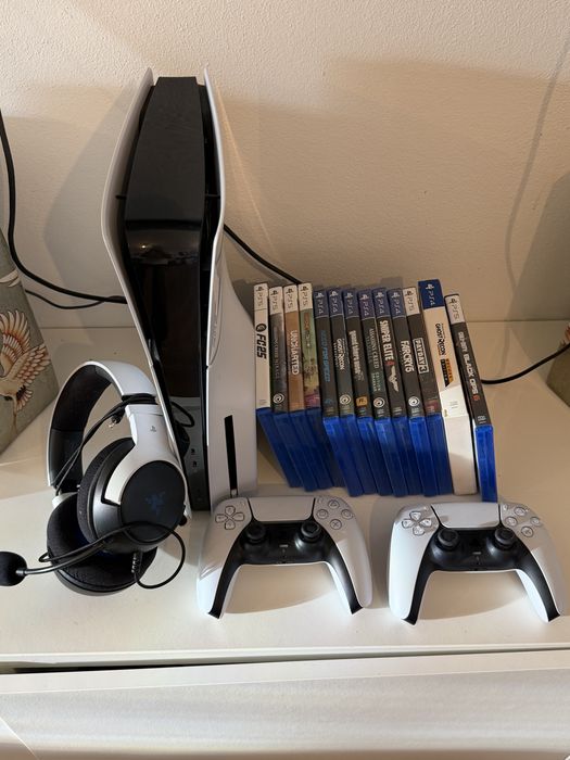 Playstation 5 Slim Disco + 13 jogos