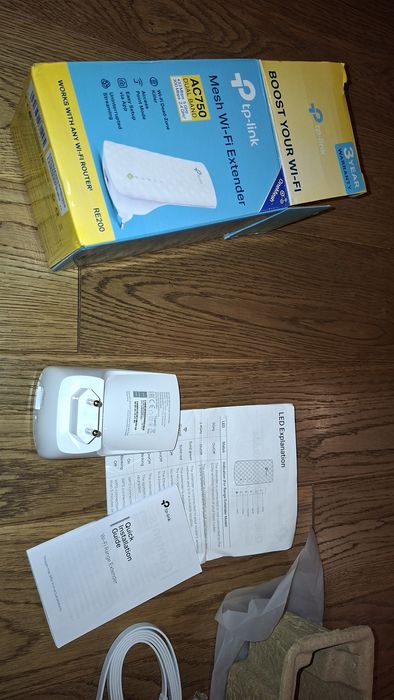 TP-Link RE200 AC750 wzmacniacz sygnału sieci wi-fi mesh extender