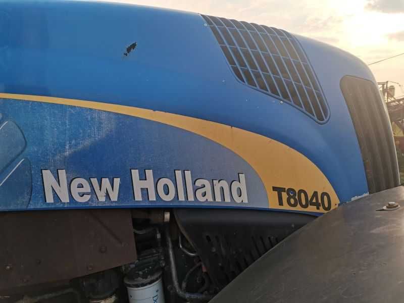 NEW HOLLAND T8040, 2009 r, 8,3 L, Cummins, NOWE opony, miękka oś