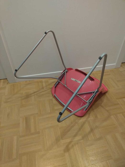 Krzesło Ikea różowe plastikowe