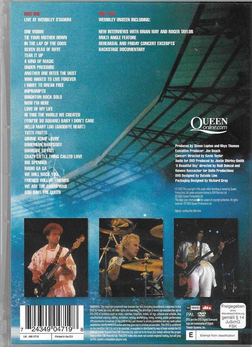 Queen - Live at Wembley Stadium (2 DVD)