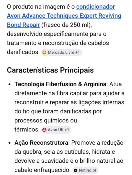 Condicionador para Cabelos Danificados 250ml AVON