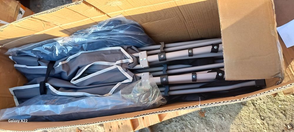 Zestw 2 łózek kampingowych