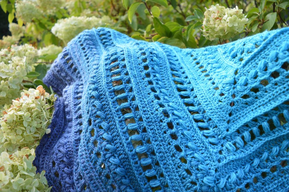 Chusta szydełkowa rękodzieło handmade - gratis pudełko z okienkiem