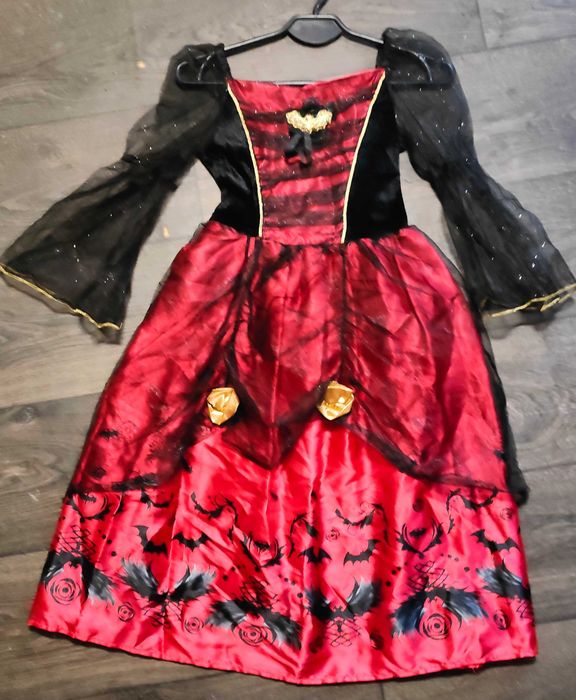 Strój przebranie karnawałowe czarownicy,wiedźmy