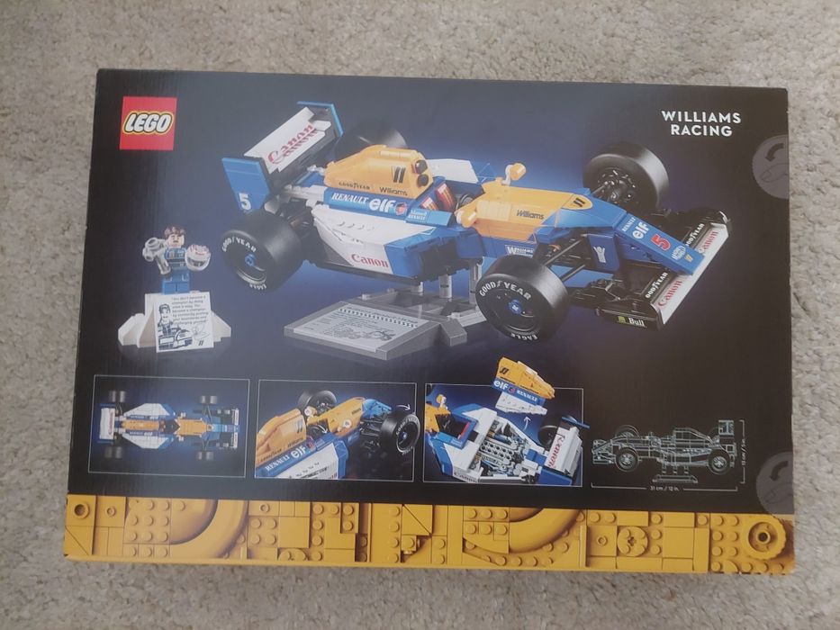 Lego Williams FW14B e Nigel Mansell 10353[Novo,Selado]