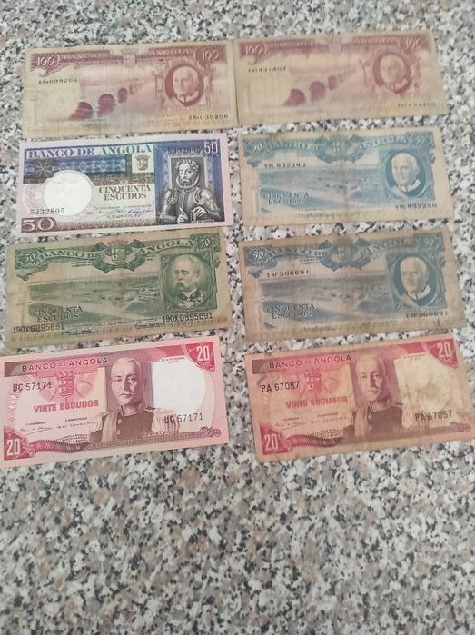 Vendo notas de África