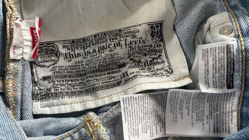 Levis 501 W36 Szorty Krótkie Spodenki Piękne