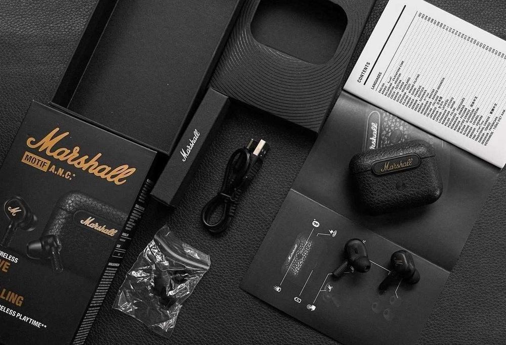 Бездротові навушники marshall motif anc.