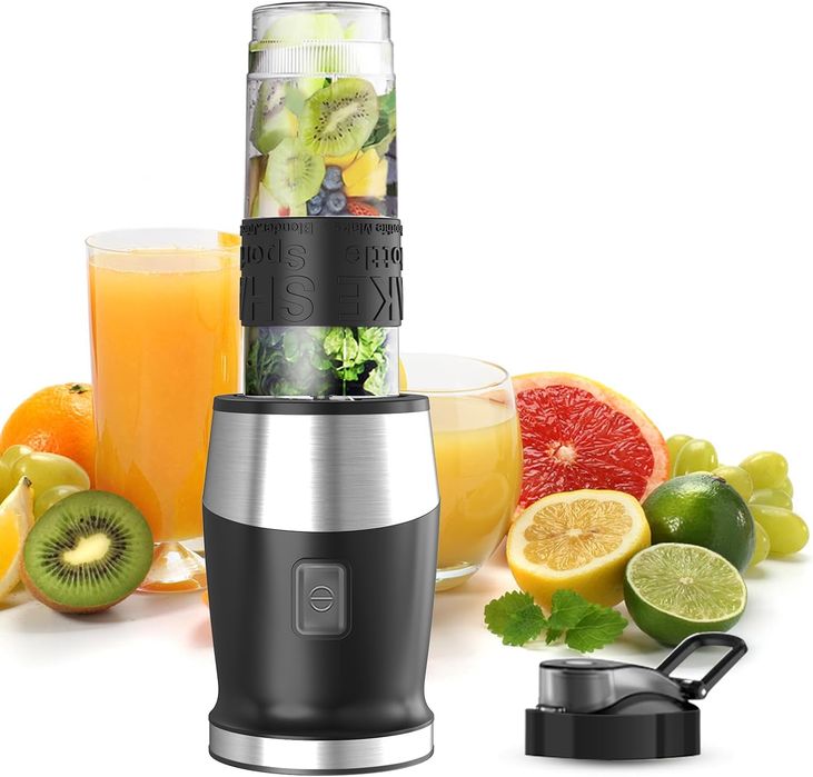 Blender do smoothie 500w 570 ml butelka tritan bpa free qxmcov