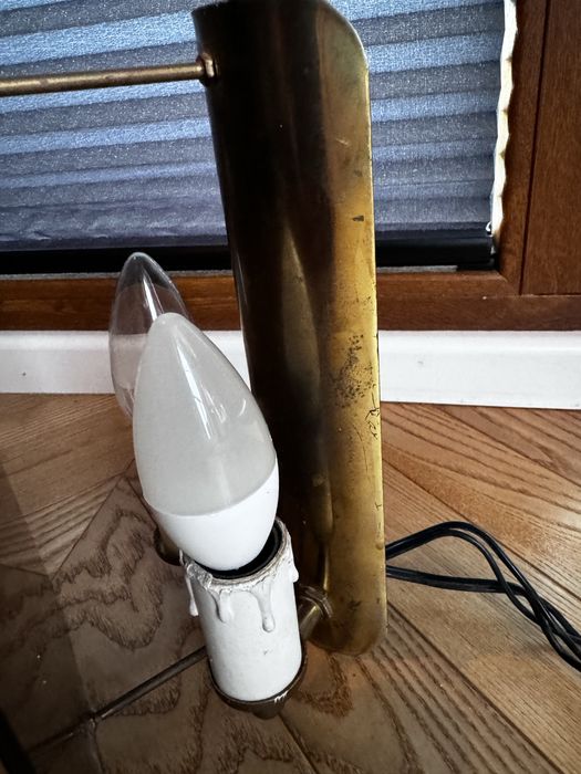 Kinkiet miedziany na 2 zarówki 20 zł