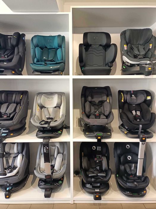 FOTELIKI DO AUTA Fotelik Samochodowy Isofix Na Pasy ODCHYLANY Obrotowy
