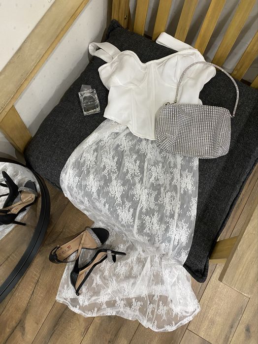 Топ корсет атлас