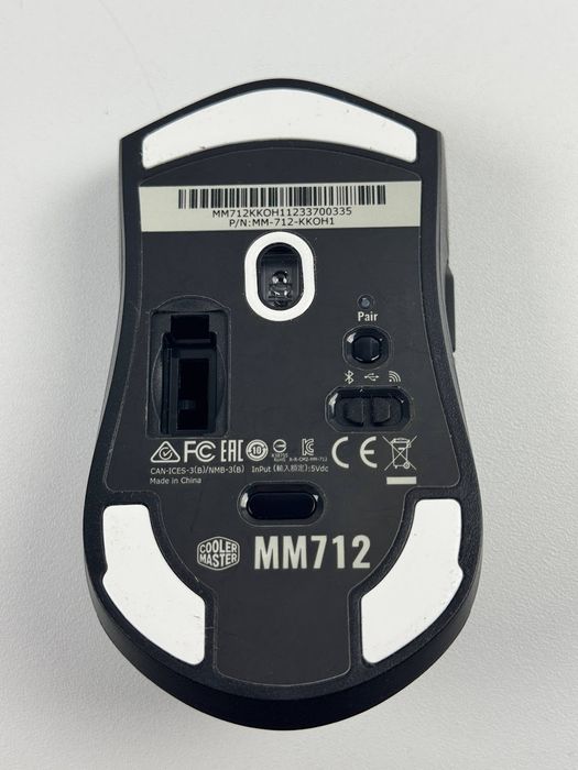 Бездротова ігрова комп'ютерна миша Cooler Master MM712 Black