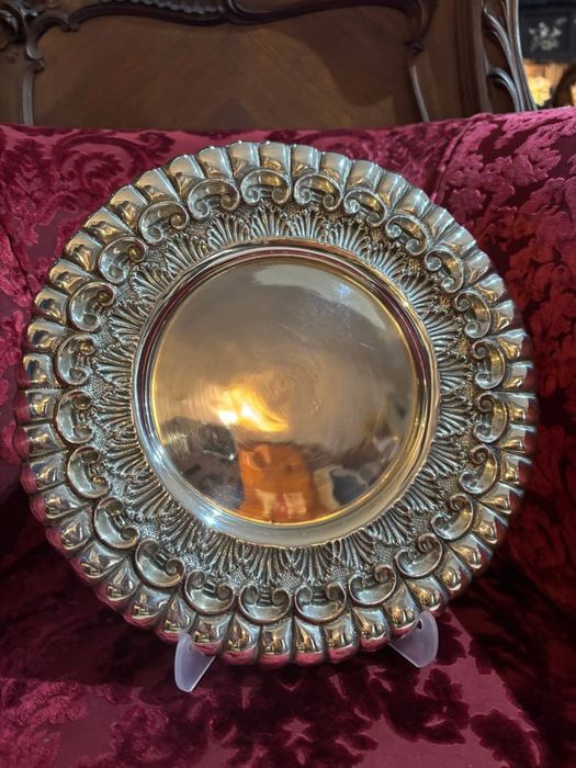 Salva em prata portuguesa