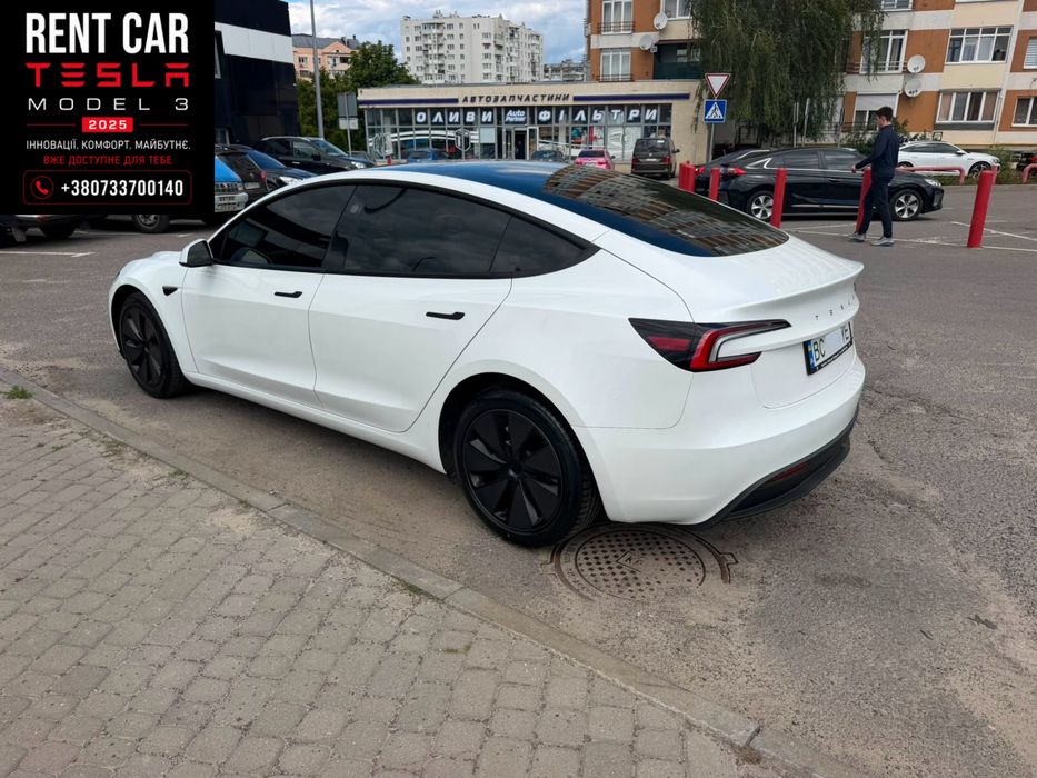 Rent Car прокат авто Оренда авто таксі Львів  LVIV, Tesla model 3 Highland