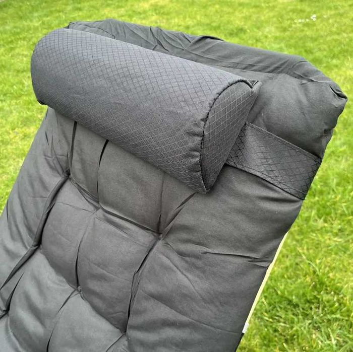 шезлонг з подушкою та матрасом кресло-шезлонг лежак садовий