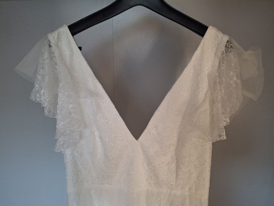 Suknia ślubna sukienka biała Shein nowa 0XL/44