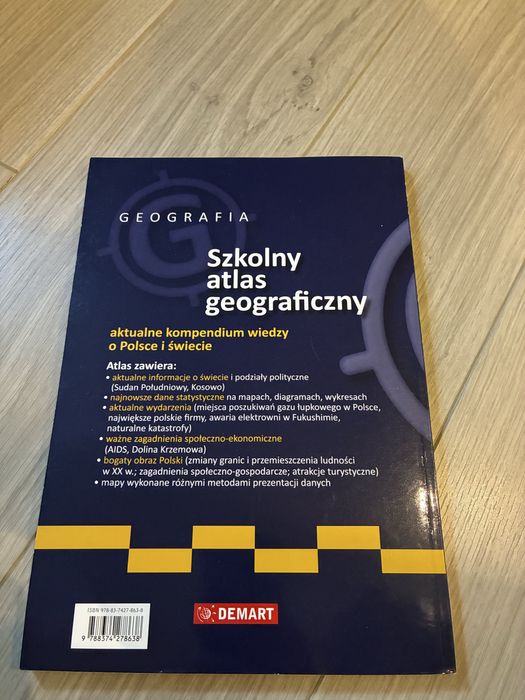 Szkolne atlasy geograficzne 2szt.