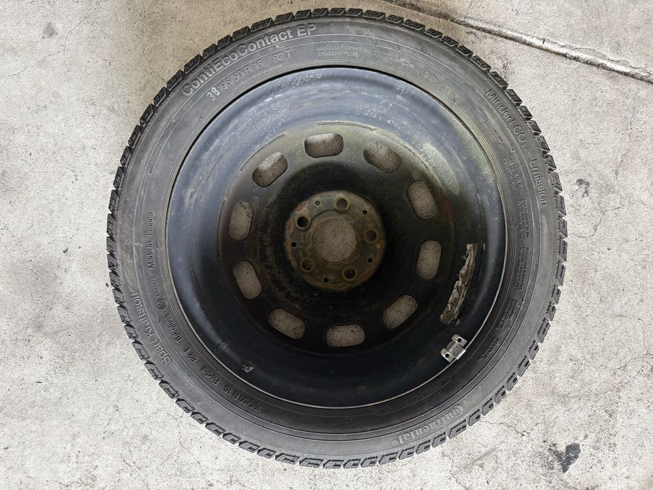 Jante de Ferro R15 Furação 5 Pinos (VW Polo, Seat Ibiza, Skoda)