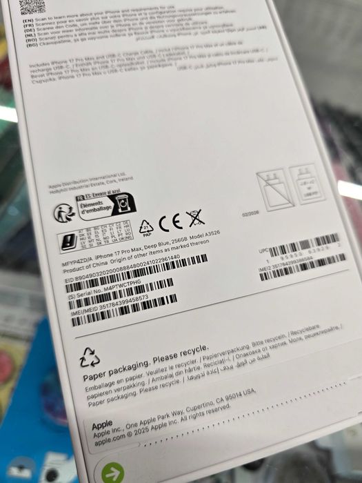 Iphone 17 Pro Max 256GB NOWY Telakces Felicity *Raty 0%