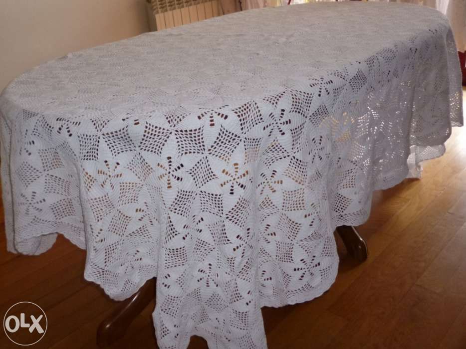 Toalha feita em croché