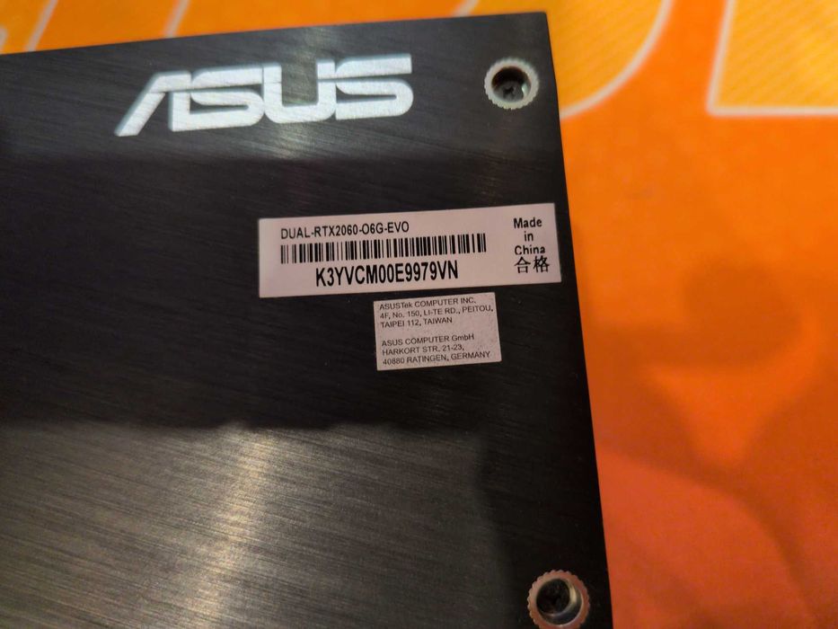 Відеокарта ASUS RTX 2060 6 GB (DUAL-RTX2060-O6G-EVO)
