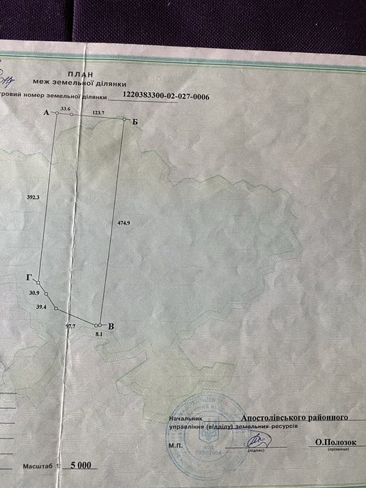 Продам Пай, земельна ділянка