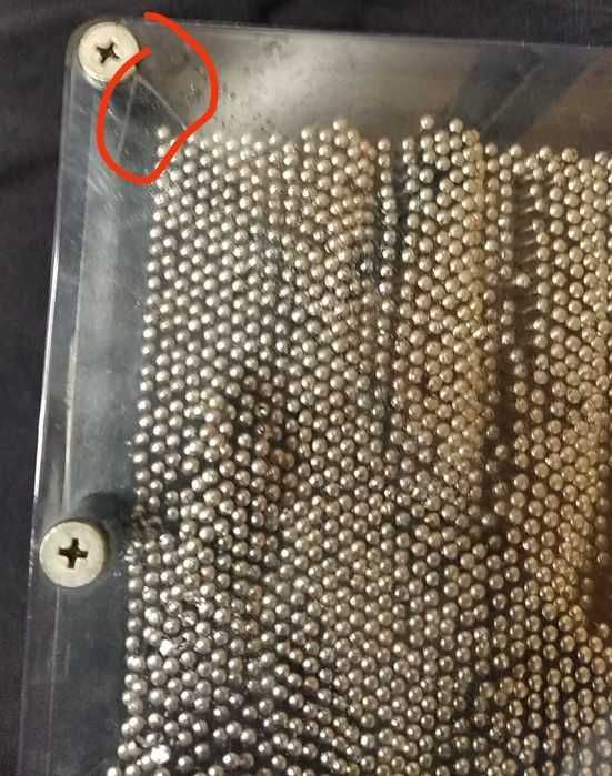 Jogo silhueta pregos ( Moldura arte pin)