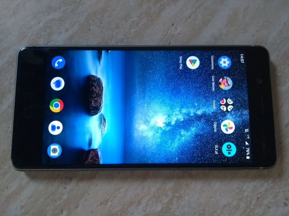 Nokia 8, ultra cienki flagowiec, stan b. dobry.
