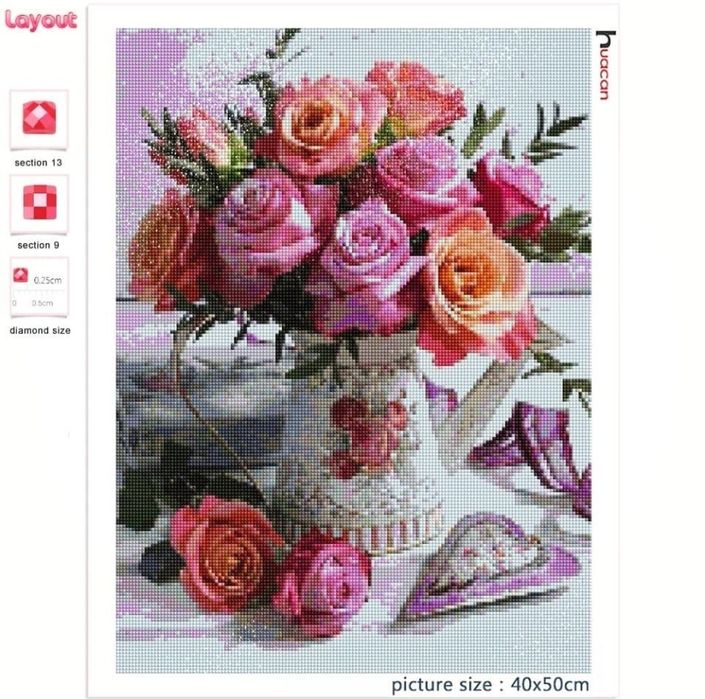 Алмазная вышивка 30х40