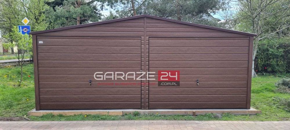 Garaż blaszany PREMIUM 6x5,80m*profil OCYNKOWANY *producent*MAŁOPOLSKA