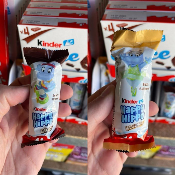 Батончики Кіндер Хеппі Хіппо 20.7g / Kinder Happy Hippo