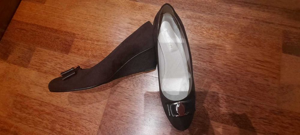 Buty skórzane czółenka