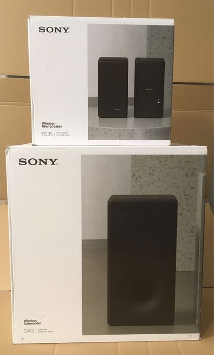Zestaw SONY: subwoofer SA-SW3 + głośniki satelitarne SA-RS3S NOWE