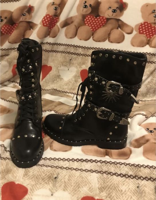 Ботинки, черевики, мото черевики осінні 39р