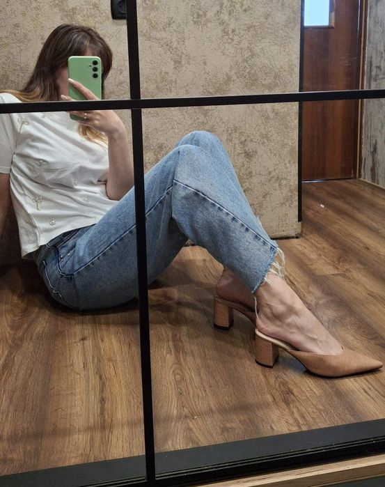 Мюлі, сабо босоніжки шльопанці ZARA 39