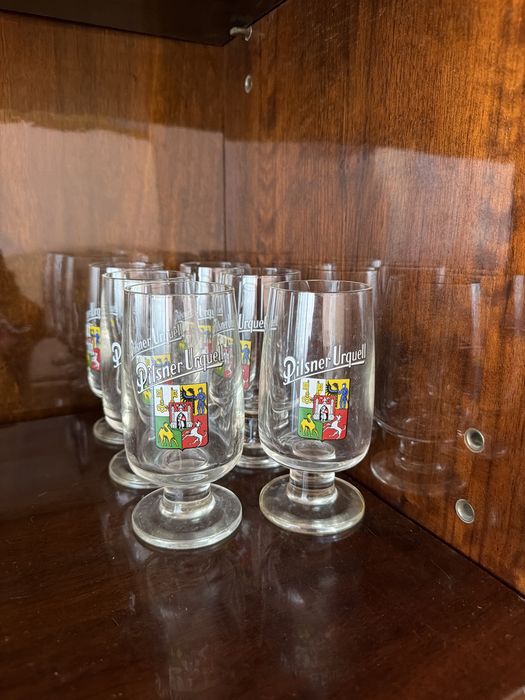 Вінтажні пивні бокали Pilsner Urquell