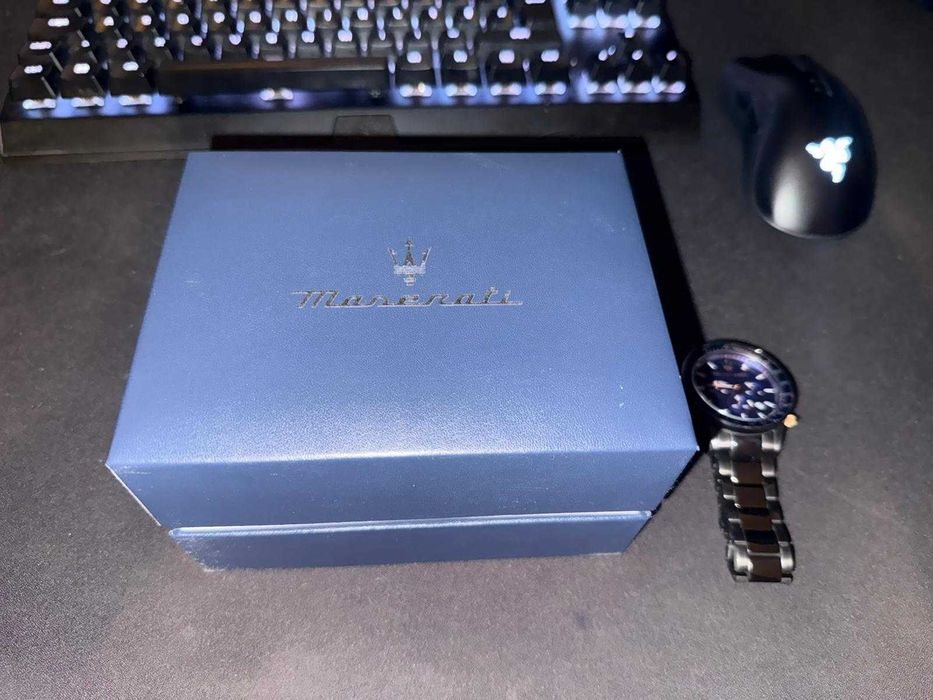 Relógio Maserati Sfida Cinzento / Antracite 44mm
