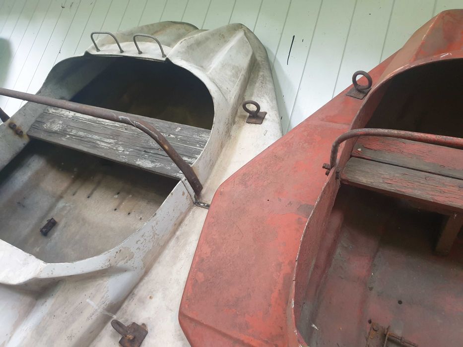 Gondola lunapark Statek kosmiczny Star Trek z PRL 60s Space Age Łódź