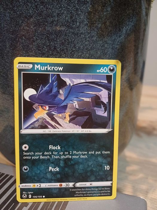 Pokémon Card Murkrow #106