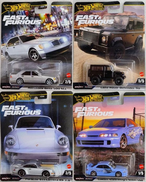 Машинки Hot wheels Premium Fast & Furious Форсаж: 400 грн