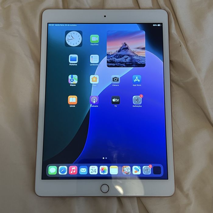 Apple iPad 7 (7ª geração) 128GB ouro rosa em perfeito estado