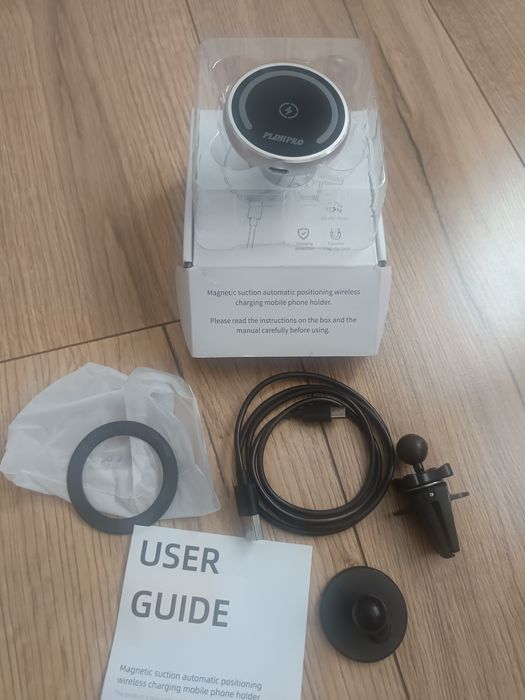 Magnetyczna Ładowarka uchwyt do iPhone z automatycznym pozycjonowanie